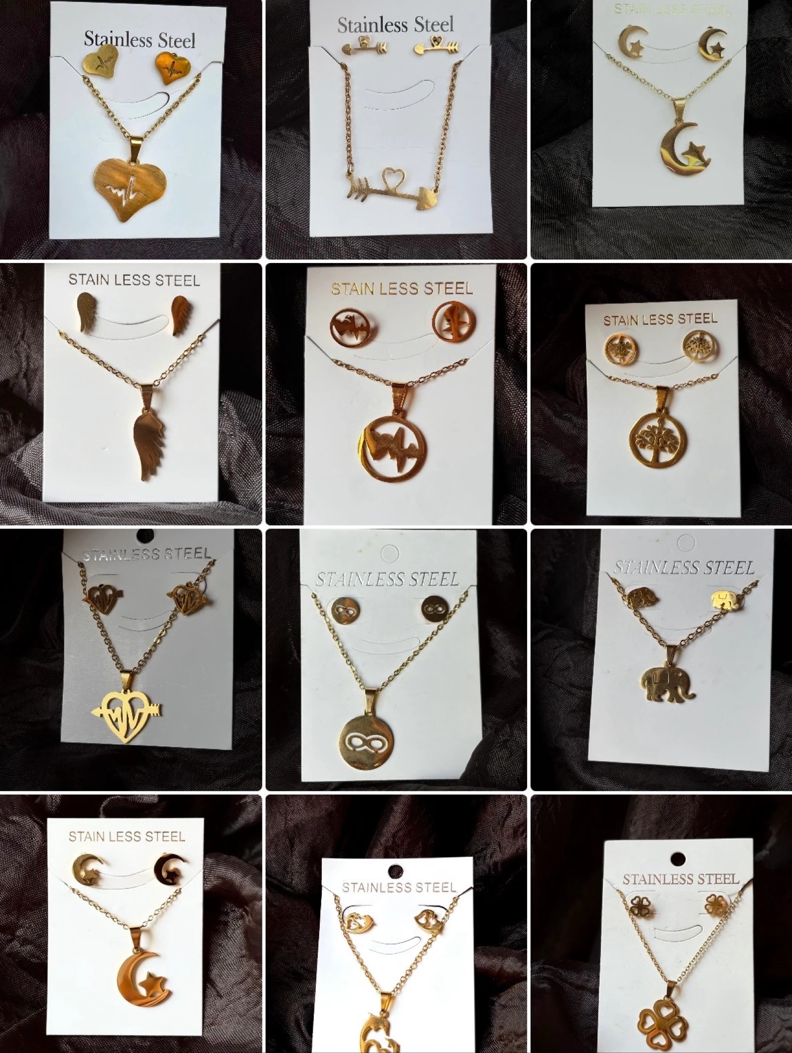 Filo y pendientes de acero inoxidable – photo 3
